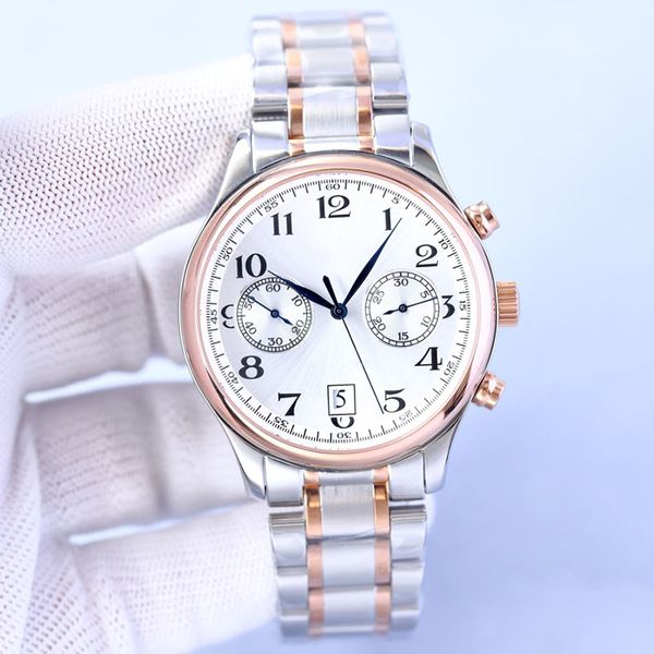 watch automatic mechanical watches for men stainless steel sapphire wristwatch 42mm business wristwatches montre de luxe, Slivery;brown
watch automatic mechanical watches for men stainless steel sapphire wristwatch 42mm business wristwatches montre de luxe, Slivery;brown
