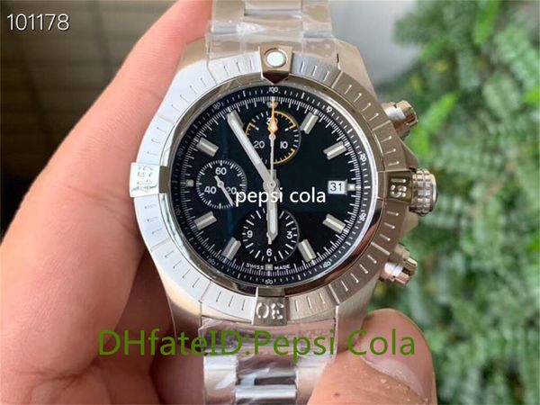 new men's watches avenger series 1884 45mm automatic mechanical watch 904l gf factory made 7750 movement sapphire fashion diving wristw, Slivery;brown
new men's watches avenger series 1884 45mm automatic mechanical watch 904l gf factory made 7750 movement sapphire fashion diving wristw, Slivery;brown