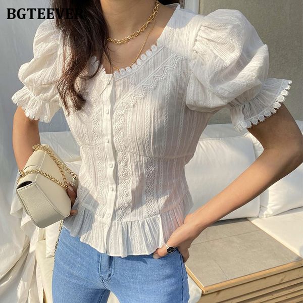vintage lace women shirts v-neck puff sleeve single-breasted lace-up female white blouses elegant 2021 summer
vintage lace women shirts v-neck puff sleeve single-breasted lace-up female white blouses elegant 2021 summer