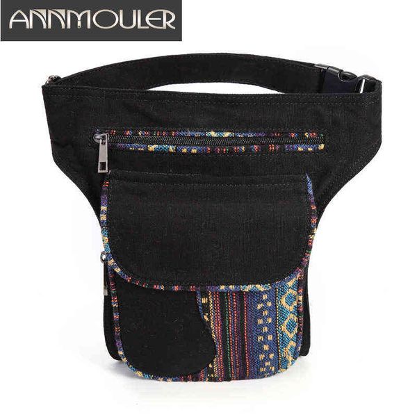 annmouler waist bag for women bohemian style fanny pack ladies hip patchwork phone pockets large capacity leg purse 220531
annmouler waist bag for women bohemian style fanny pack ladies hip patchwork phone pockets large capacity leg purse 220531