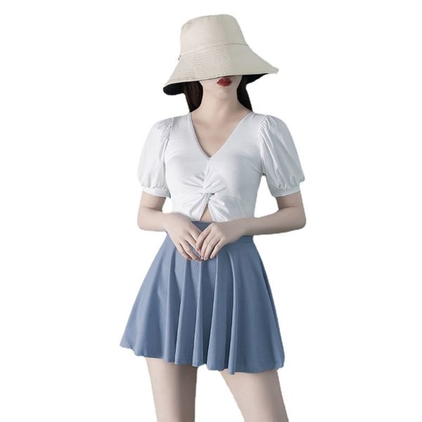women's summer skirt one-piece swimsuit belly covering thin spring student learning swimsuit
women's summer skirt one-piece swimsuit belly covering thin spring student learning swimsuit