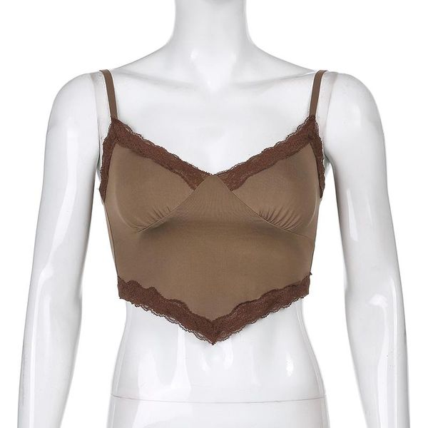 women's tanks trendy pavilion european and american big v-neck chest lace splicing suspenders can be worn outside with small vests and, White
women's tanks trendy pavilion european and american big v-neck chest lace splicing suspenders can be worn outside with small vests and, White