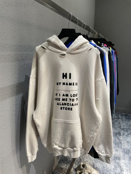 women's hoodies & sweatshirts designer hi please sign english letter foam suede signature fleece loose men's and women's luxu, Black
women's hoodies & sweatshirts designer hi please sign english letter foam suede signature fleece loose men's and women's luxu, Black