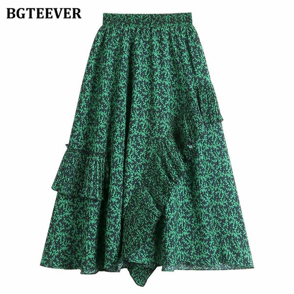 chic floral print ladies midi skirts elegant elastic high waist ruffles irregular women a-line skirt 2022 spring summer, Black
chic floral print ladies midi skirts elegant elastic high waist ruffles irregular women a-line skirt 2022 spring summer, Black