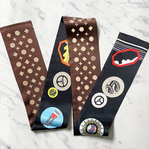 22ss 22style 120*8cm silk scarves fashion brand desinger letters bowknot bag scraf scarves accessories silks handle wraps wallet purse handb, Blue;gray
22ss 22style 120*8cm silk scarves fashion brand desinger letters bowknot bag scraf scarves accessories silks handle wraps wallet purse handb, Blue;gray