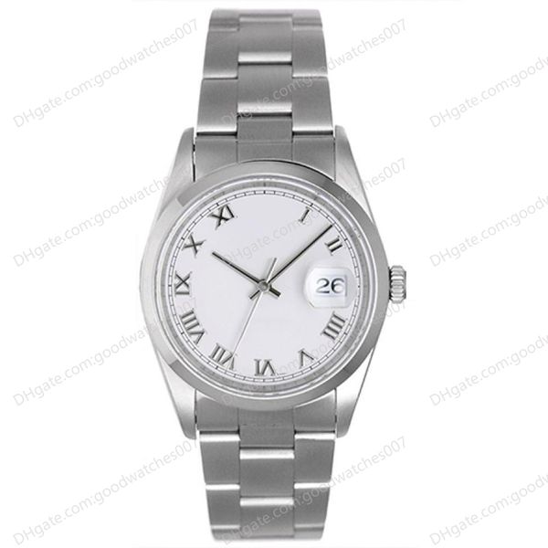 asian watch 2813 sports automatic mechanical men's watches 36mm white dial roman hour marker watchs 116200-72600 fashion ladies wrist w, Slivery;brown
asian watch 2813 sports automatic mechanical men's watches 36mm white dial roman hour marker watchs 116200-72600 fashion ladies wrist w, Slivery;brown