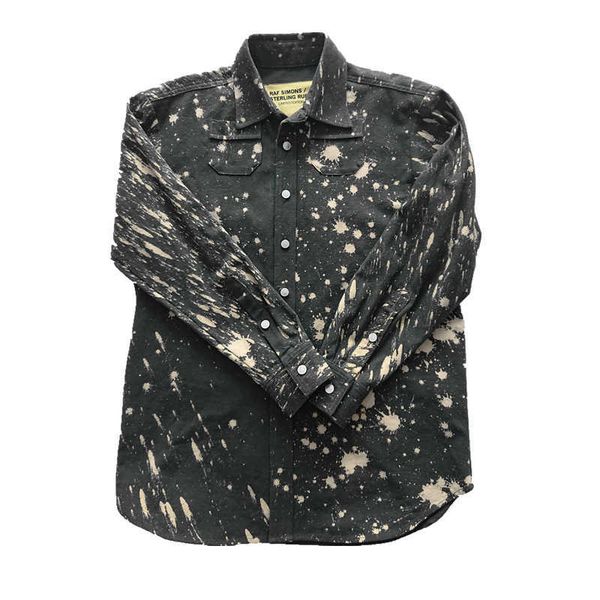 men's casual shirts shiosai from rafsimonsterningruby style defects with more than three holes will not be returned or replaced, White;black
men's casual shirts shiosai from rafsimonsterningruby style defects with more than three holes will not be returned or replaced, White;black