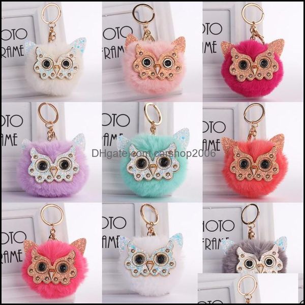 key rings jewelry cute pompom trendy animal owl keyring lovely faux rabbit fur ball keychain women keyfob holder p44 dhyhz, Slivery;golden
key rings jewelry cute pompom trendy animal owl keyring lovely faux rabbit fur ball keychain women keyfob holder p44 dhyhz, Slivery;golden