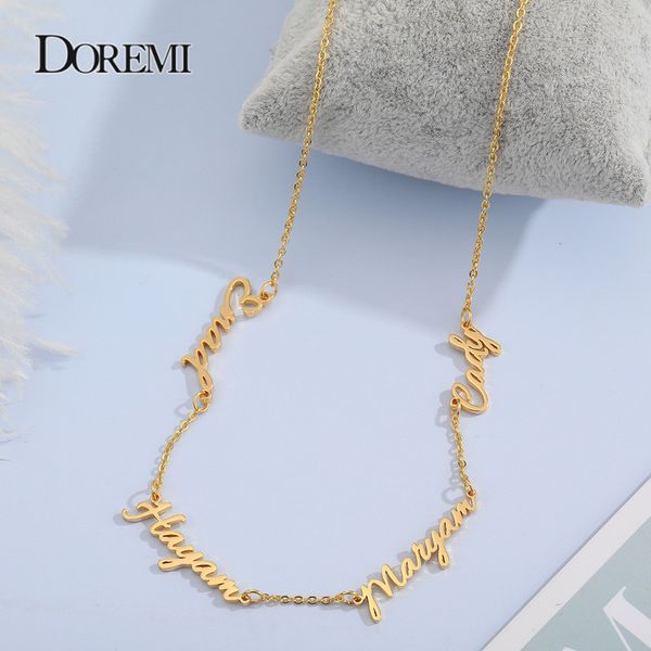 doremi 1 5 names personalized multiple names necklace custom 6 nameplates pendant necklaces jewellry gift stainless steel 220722, Silver
doremi 1 5 names personalized multiple names necklace custom 6 nameplates pendant necklaces jewellry gift stainless steel 220722, Silver