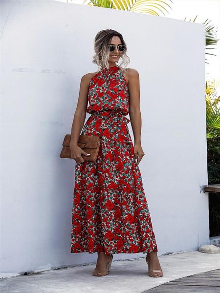 summer long dress women polka dot casual midi dresses black halter strapless sundress vacation clothes for, Black;gray
summer long dress women polka dot casual midi dresses black halter strapless sundress vacation clothes for, Black;gray