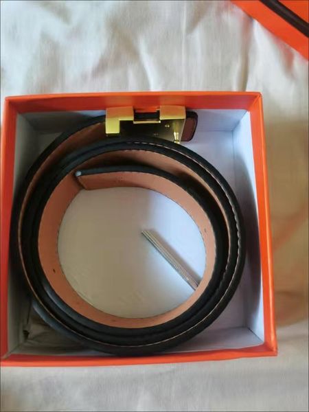 iyg belts men womens desinger belt leather fashion sliver black golden genuine big gold buckle leather waistband ceinture with orange box, Black;brown
iyg belts men womens desinger belt leather fashion sliver black golden genuine big gold buckle leather waistband ceinture with orange box, Black;brown