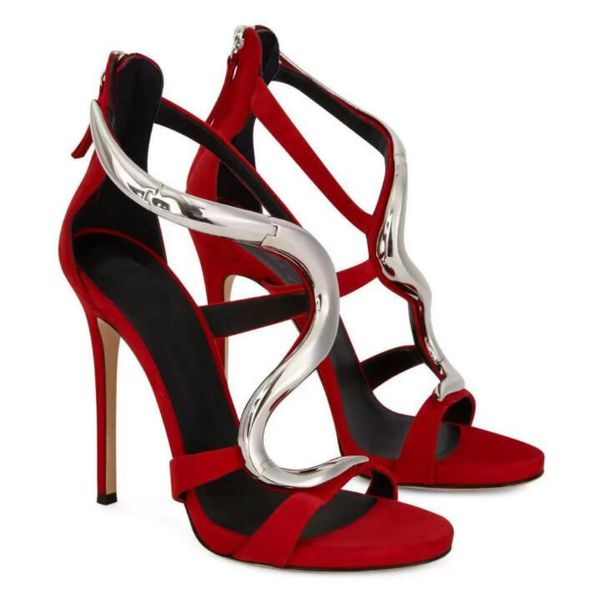 summer women sandals shoes luxury designer genuine leather golden metal snake red sole high heels lady bridal wedding gladiator pumps eu35-4, Black
summer women sandals shoes luxury designer genuine leather golden metal snake red sole high heels lady bridal wedding gladiator pumps eu35-4, Black