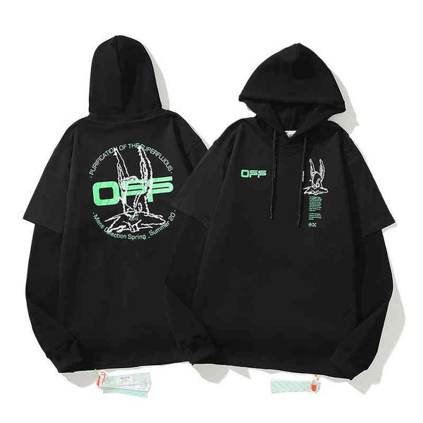 white new two-piece man loose men's women's hoodie2022 luxury br fashion design all-match men and women, Black
white new two-piece man loose men's women's hoodie2022 luxury br fashion design all-match men and women, Black