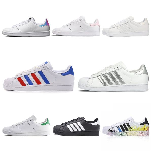 fashion stan smith superstars men women casual shoes triple black white oreo laser golden platform sports sneakers flat trainers 36-44
fashion stan smith superstars men women casual shoes triple black white oreo laser golden platform sports sneakers flat trainers 36-44