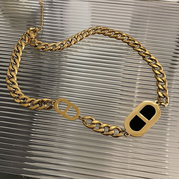 ti-tanium steel does not fade new exaggerated thick chain black brand pig nose necklace cool temperament clavicle female, Silver
ti-tanium steel does not fade new exaggerated thick chain black brand pig nose necklace cool temperament clavicle female, Silver