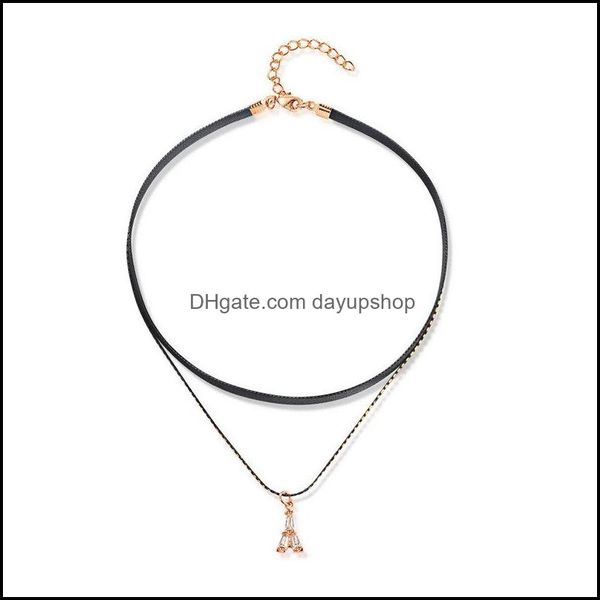 pendant necklaces pendants jewelry double layer choker necklace for women eiffel tower rose gold color with pu lea dj7, Silver
pendant necklaces pendants jewelry double layer choker necklace for women eiffel tower rose gold color with pu lea dj7, Silver