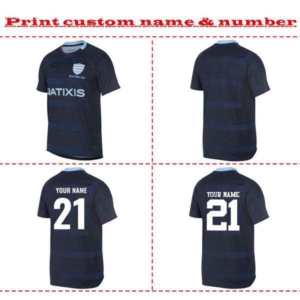 2021/22 racing 92 away rugby jersey shirt size s--5xl (print custom name number), Black
2021/22 racing 92 away rugby jersey shirt size s--5xl (print custom name number), Black
