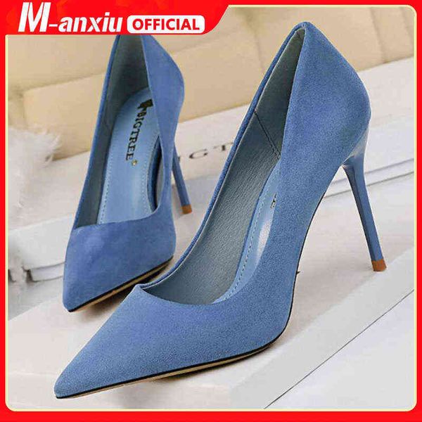 2022 new shoes women pumps suede high heels fashion office stiletto party female comfort t220730, Black
2022 new shoes women pumps suede high heels fashion office stiletto party female comfort t220730, Black