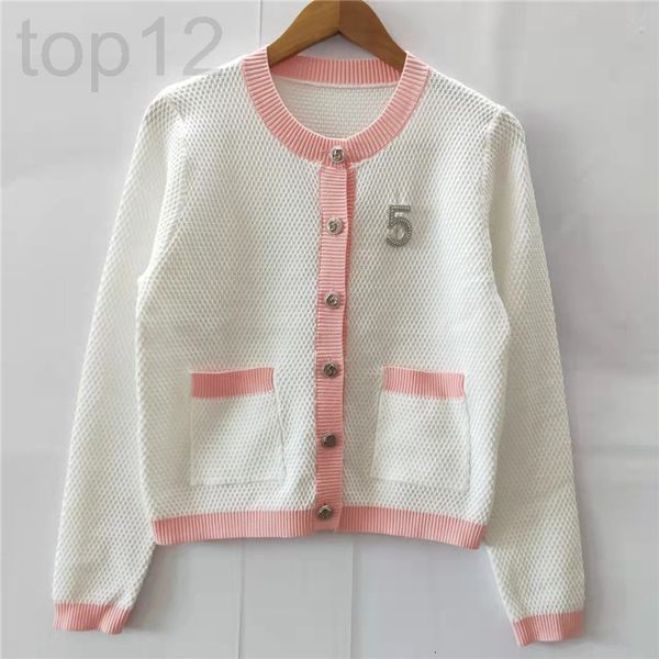 women's knits & tees designer 2022 new style small fragrance light luxury celebrity 5-word long sleeve round neck slim cardigan women, White
women's knits & tees designer 2022 new style small fragrance light luxury celebrity 5-word long sleeve round neck slim cardigan women, White