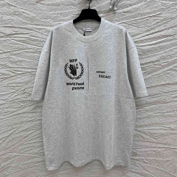 men's t-shirts high version summer paris b wheat print os loose men's and women's short sleeved t-shirt, White;black
men's t-shirts high version summer paris b wheat print os loose men's and women's short sleeved t-shirt, White;black