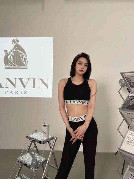 two piece dress small fashion buyer's shop spring / summer 22 elastic tight cotton sports vest leggings thin women's suit isj0, White 
two piece dress small fashion buyer's shop spring / summer 22 elastic tight cotton sports vest leggings thin women's suit isj0, White