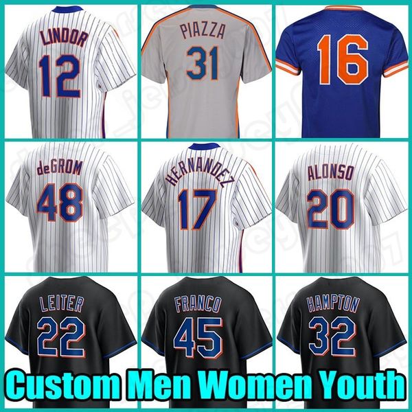 mets max scherzer 48 jacob degrom jersey custom francisco lindor 20 pete alonso lindor baseball darryl strawberry mike piazza conforto david, Blue;black
mets max scherzer 48 jacob degrom jersey custom francisco lindor 20 pete alonso lindor baseball darryl strawberry mike piazza conforto david, Blue;black