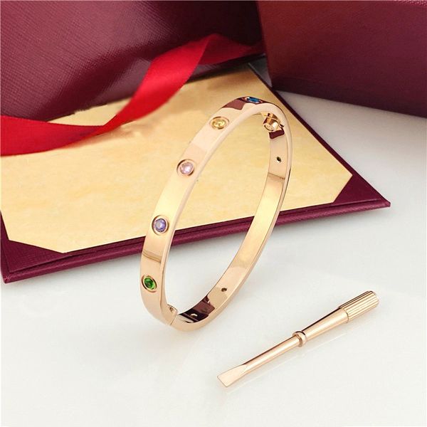 silver gold bracelets women bangle lovely couple party birthday gift stainless steel jewelry screwdriver bracelets womens screw color diamon, Black
silver gold bracelets women bangle lovely couple party birthday gift stainless steel jewelry screwdriver bracelets womens screw color diamon, Black