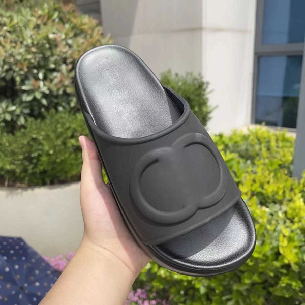 women interlocking slides designer sandals macaron color rubber sole summer solid colors rubber beach outdoor indoor casual slipper size, Black
women interlocking slides designer sandals macaron color rubber sole summer solid colors rubber beach outdoor indoor casual slipper size, Black