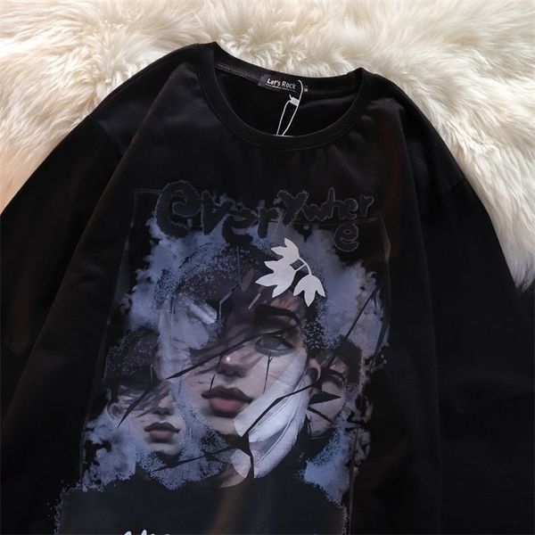 harajuku hip hop vintage figure printed retro t shirt men short sleeved t-shirt female summer bf clothes casual streetwear 220708, White;black
harajuku hip hop vintage figure printed retro t shirt men short sleeved t-shirt female summer bf clothes casual streetwear 220708, White;black