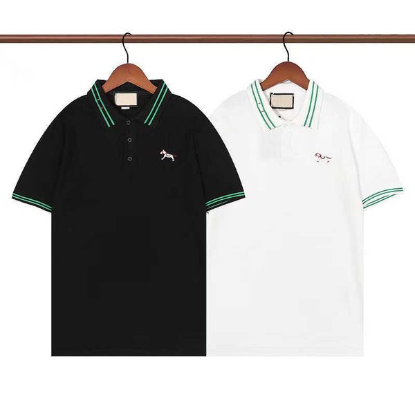 fashion casual men's summer t-shirt luxury brand mens designer polo t shirt breathable short-sleeved apparel top, White;black
fashion casual men's summer t-shirt luxury brand mens designer polo t shirt breathable short-sleeved apparel top, White;black