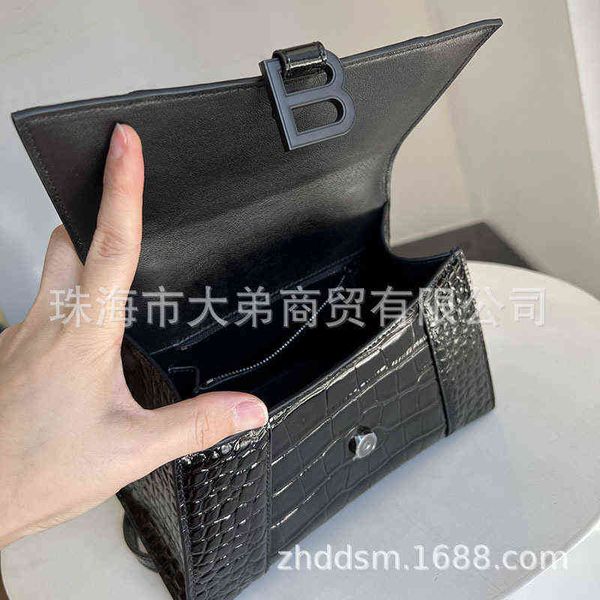 designer bags high level bale'ciga's original leather hourglass bag black crocodile pattern black buckle paris fashion bag woman&#
designer bags high level bale'ciga's original leather hourglass bag black crocodile pattern black buckle paris fashion bag woman&#