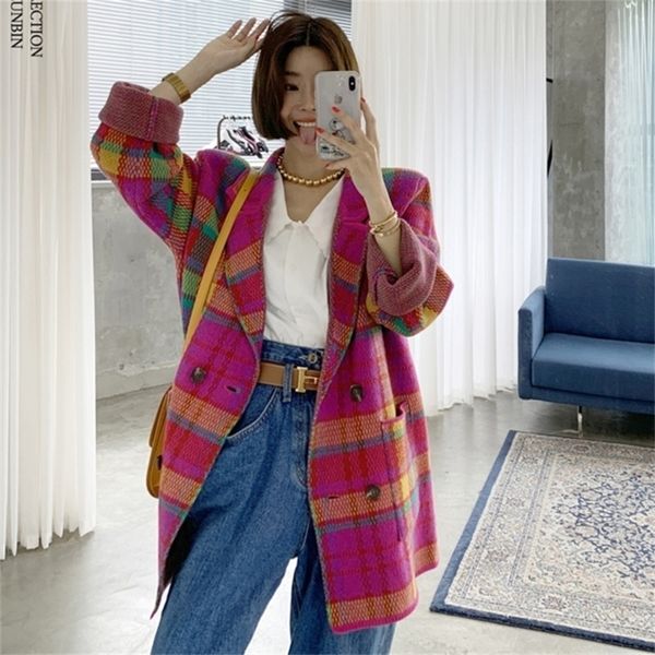 lanmrem winter fashion women wool plaided striped loose double breasted women mid length coat female jacket wo18811 201215, Black
lanmrem winter fashion women wool plaided striped loose double breasted women mid length coat female jacket wo18811 201215, Black