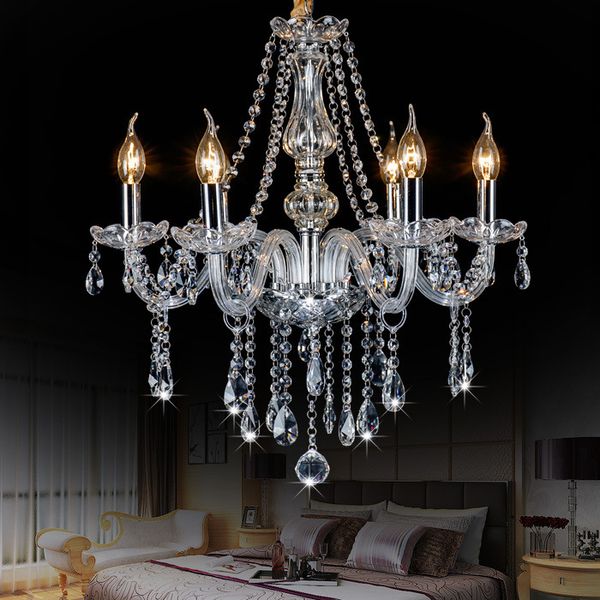 modern crystal chandeliers dining room 6 lamps with crystal pendants entrance hall chandelier led home glass arms lighting fixture
modern crystal chandeliers dining room 6 lamps with crystal pendants entrance hall chandelier led home glass arms lighting fixture