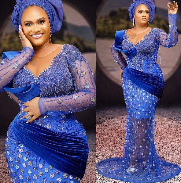 2022 plus size arabic aso ebi mermaid royal blue prom dresses lace beaded crystals evening formal party second reception birthday engagement, Black
2022 plus size arabic aso ebi mermaid royal blue prom dresses lace beaded crystals evening formal party second reception birthday engagement, Black