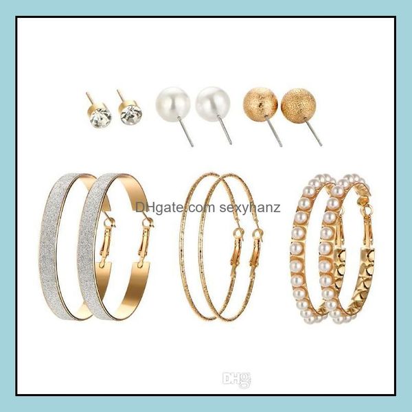 dangle chandelier earrings jewelry 6pairs/set mixed set for women crystal imitation pearl infinity circle big round brincos matt stud jewe, Silver
dangle chandelier earrings jewelry 6pairs/set mixed set for women crystal imitation pearl infinity circle big round brincos matt stud jewe, Silver