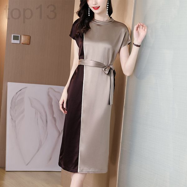 casual dresses designer acetate satin dress women's 2021 summer new color contrast splicing high-end light luxury slim split one-step s, Black;gray
casual dresses designer acetate satin dress women's 2021 summer new color contrast splicing high-end light luxury slim split one-step s, Black;gray