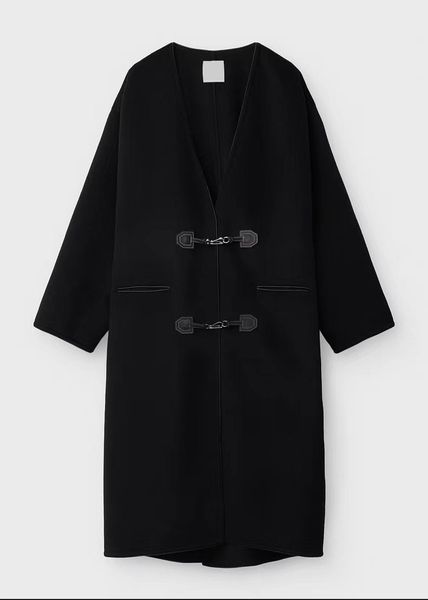 2022 autumn and winter new women's totm classic double layer wool cashmere fabric wool coat, Tan;black
2022 autumn and winter new women's totm classic double layer wool cashmere fabric wool coat, Tan;black