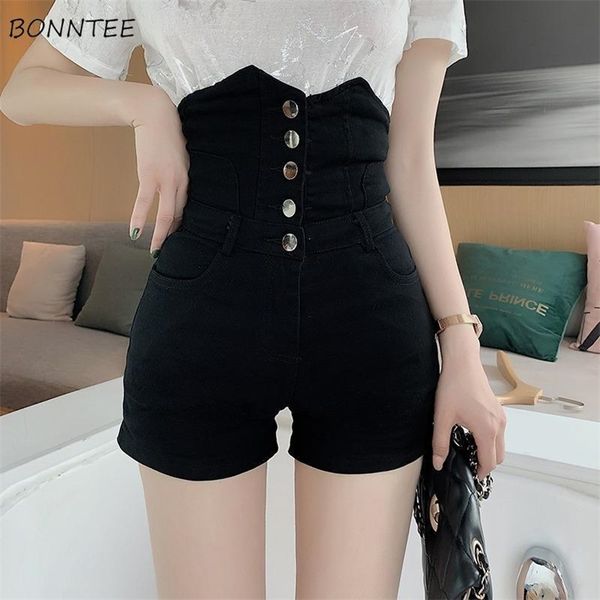 short bodycon waist design solid chic leisure button harajuku feminino simple party summer est 220617, White;black
short bodycon waist design solid chic leisure button harajuku feminino simple party summer est 220617, White;black