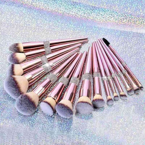 diamond makeup brush set cosmetic powder foundation blush contour eye shadow liner eyebrow 0311
diamond makeup brush set cosmetic powder foundation blush contour eye shadow liner eyebrow 0311