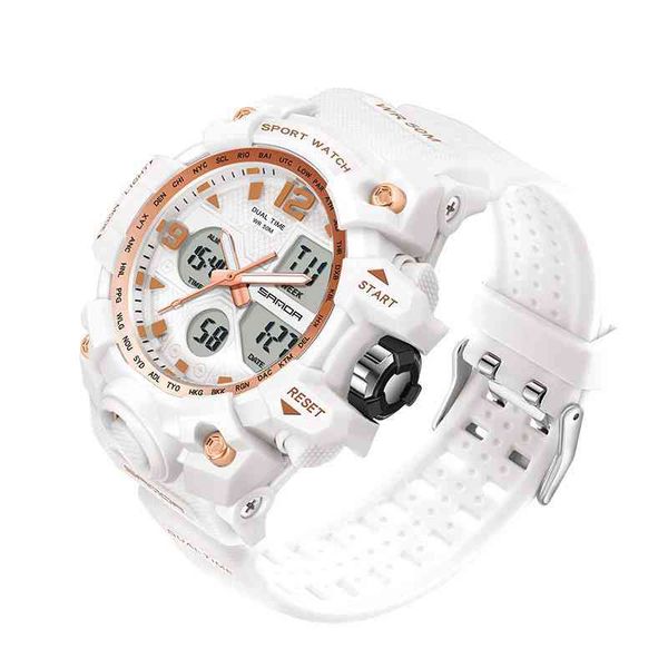 sanda fashion women digital watch luxury brands sports ladies es led quartz small dial wrist relogio feminino, Slivery;brown
sanda fashion women digital watch luxury brands sports ladies es led quartz small dial wrist relogio feminino, Slivery;brown