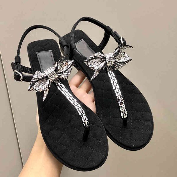 sandals spring and summer small fragrance feng shui diamond bow clip toe flat sandals versatile korean foot roman shoes, Black
sandals spring and summer small fragrance feng shui diamond bow clip toe flat sandals versatile korean foot roman shoes, Black