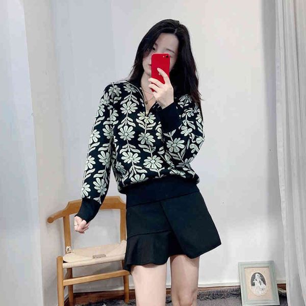 women's knits & tees s family 21 autumn and winter women's daisy jacquard knitted zipper stand collar french long sleeve loose swe, White
women's knits & tees s family 21 autumn and winter women's daisy jacquard knitted zipper stand collar french long sleeve loose swe, White