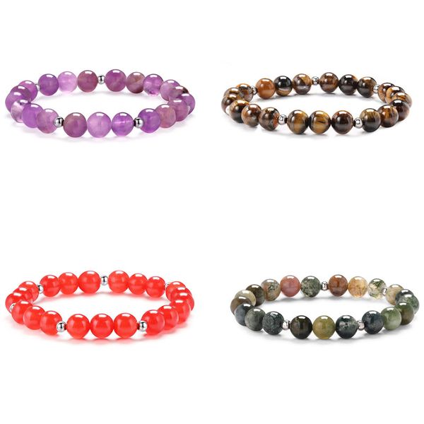 8mm natural crystal stone handmade strands beaded bracelets for women men charm yoga party club fashion jewelry, Black
8mm natural crystal stone handmade strands beaded bracelets for women men charm yoga party club fashion jewelry, Black