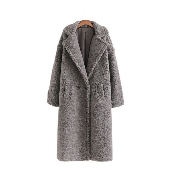 autumn winter women gray teddy coat stylish female thick warm cashmere jacket casual girls streetwear 211215, Black
autumn winter women gray teddy coat stylish female thick warm cashmere jacket casual girls streetwear 211215, Black