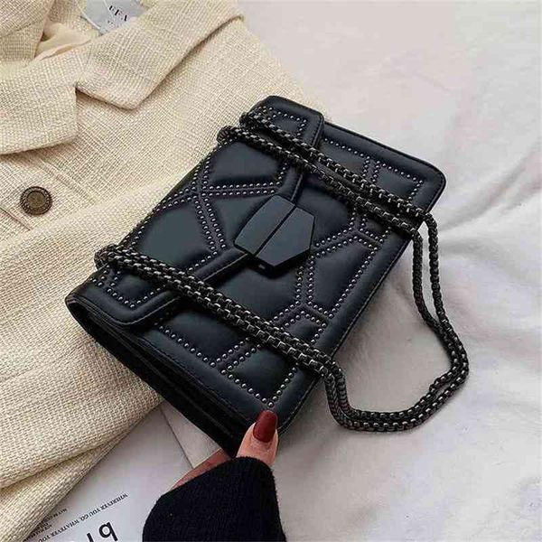 rivet chain brand designer pu leather crossbody bags for women simple fashion shoulder messenger bag lady luxury handbags
rivet chain brand designer pu leather crossbody bags for women simple fashion shoulder messenger bag lady luxury handbags