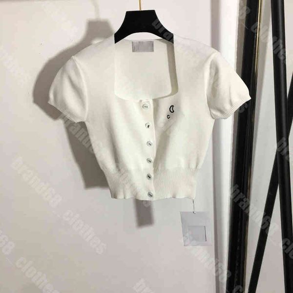 women knitted cardigan t-shirts shorts sweater embroidered logo short sleeve shirts for summer tech wool knit tees female apparel albums, White
women knitted cardigan t-shirts shorts sweater embroidered logo short sleeve shirts for summer tech wool knit tees female apparel albums, White