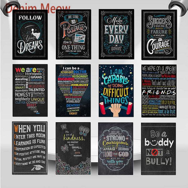 inspirational text vintage blackboard metal sign follow your dreams retro wall sticker schoolroom dormitory wall decoration
inspirational text vintage blackboard metal sign follow your dreams retro wall sticker schoolroom dormitory wall decoration