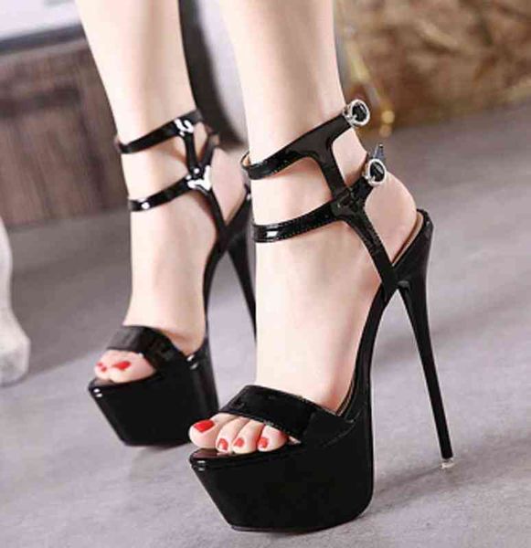 women's shoes 2022 new super high heels women's sandals summer stiletto nightclub high heels, Black
women's shoes 2022 new super high heels women's sandals summer stiletto nightclub high heels, Black