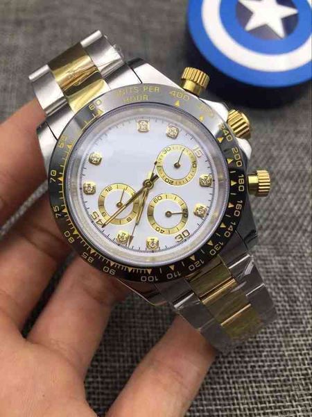 men watch date gmt automatic mechanical men fashion gold stainless style steel with 40 mm imported movement luminous waterproof, Slivery;black
men watch date gmt automatic mechanical men fashion gold stainless style steel with 40 mm imported movement luminous waterproof, Slivery;black