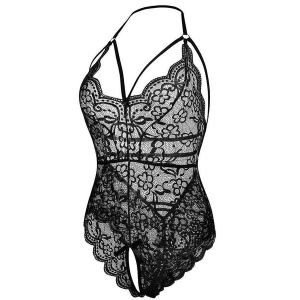 moon night underwear lace temptation open file hollowed out jumpsuit women's uniform set, Black;white
moon night underwear lace temptation open file hollowed out jumpsuit women's uniform set, Black;white